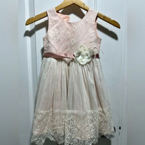 Luxury Flower Girl dress Kids Wedding tulle dress Size 5/6